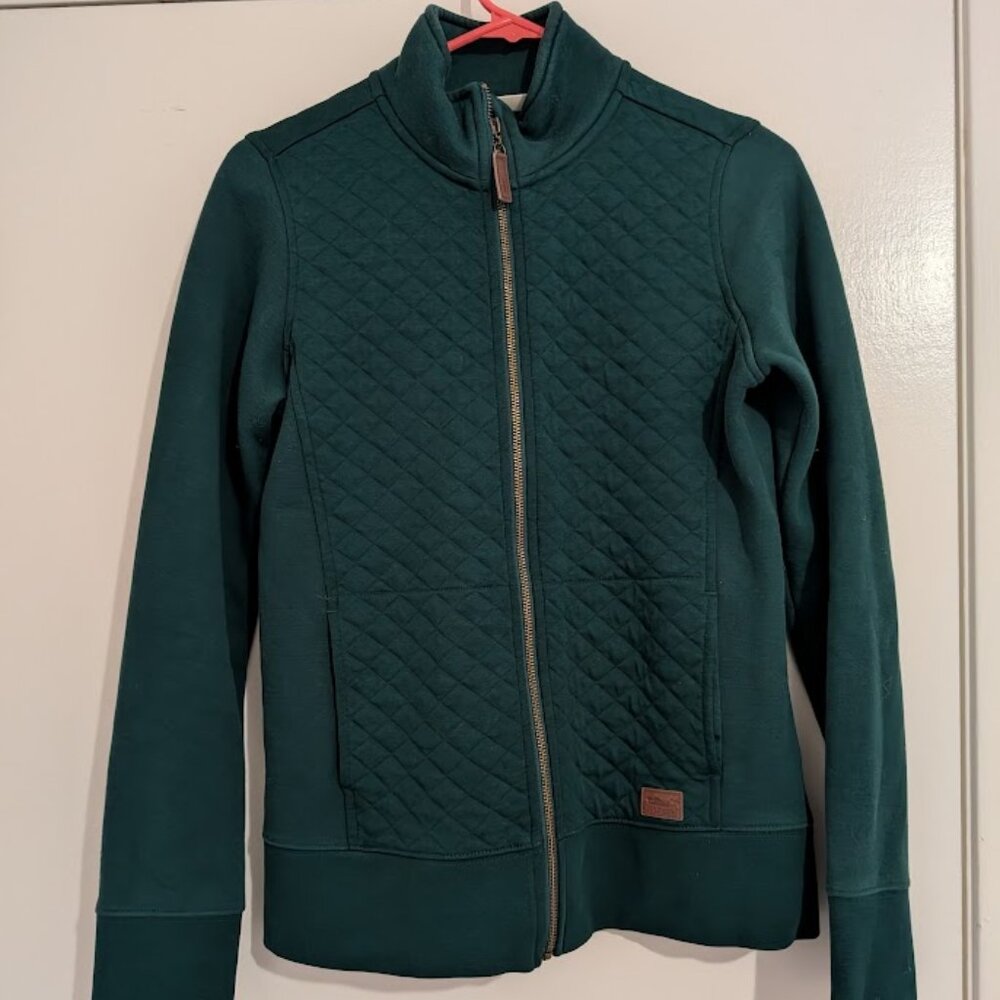 LLBean Quilted Full-Zip Sweatshirt